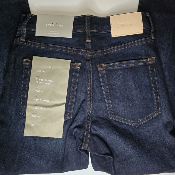 Everlane The High Rise Skinny Jean Size 23T - Picture 2 of 2